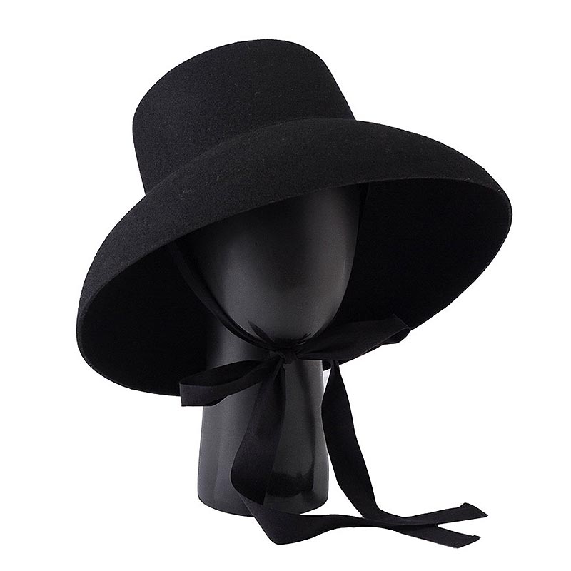 Fedora Hat Wool - Retro Stijl Zuivere Wol Hoed Brede