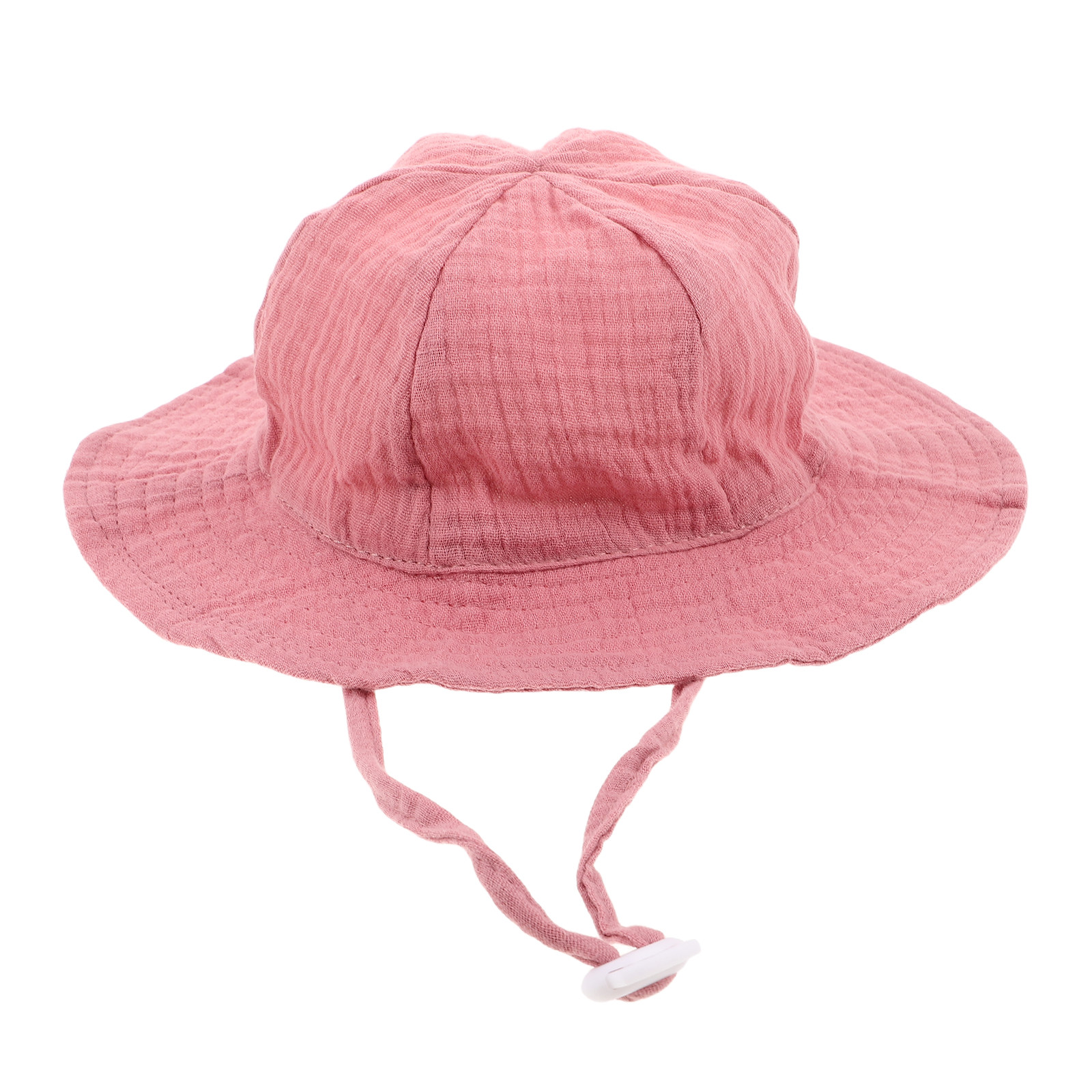 Sun Hat Wide Brim - Zonnehoed voor peuters, katoenen emmerstijl, ademend,