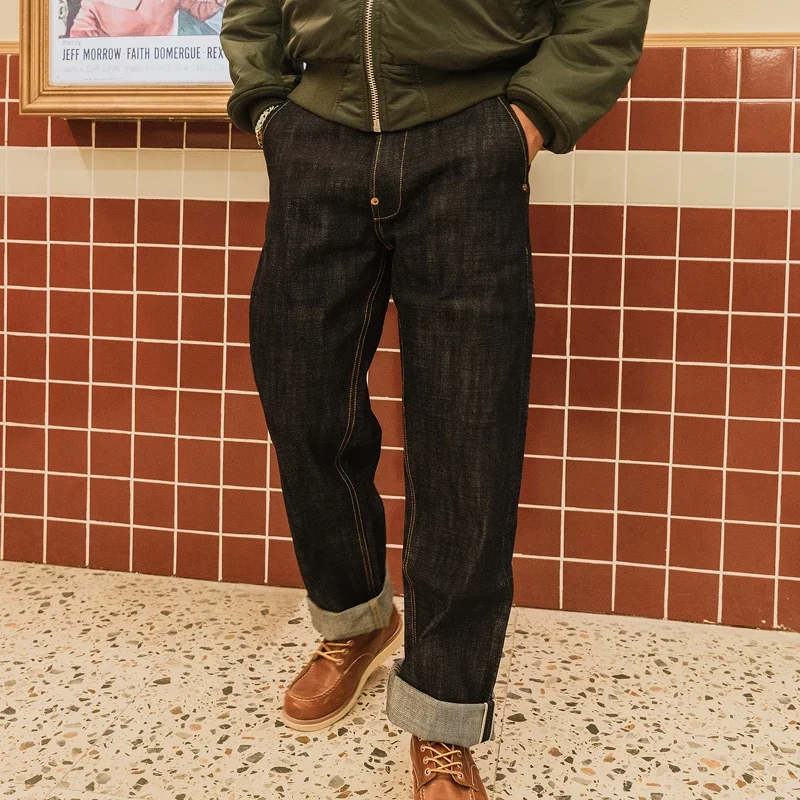 Levis Jeans 501 - Rode Tornado 18oz zelfkant denim jeans