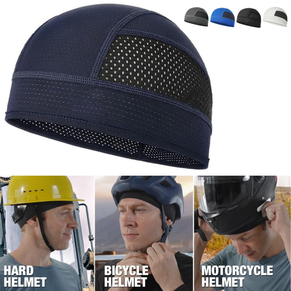 Skull Cap Helmet Liner - Zomer Mesh Dunne Ventilatie Beanie Cap