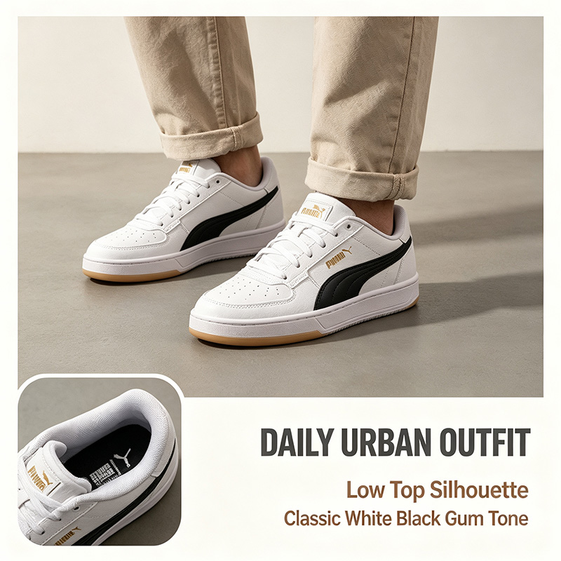 Puma Shoes Suede Classic - PUMA Heren Wit Zwart Lage Sneakers