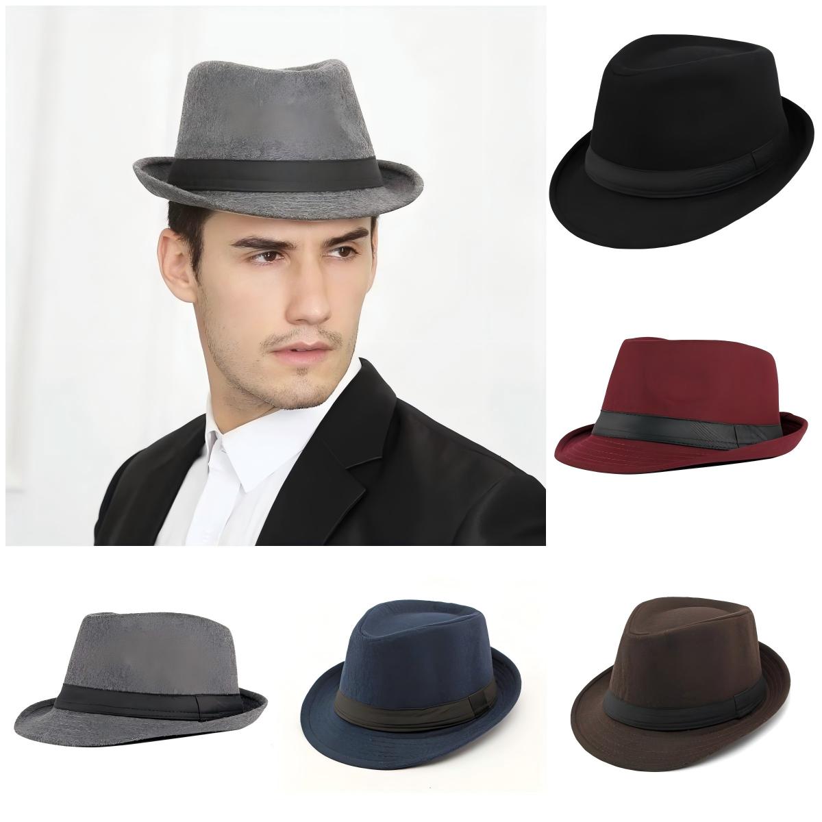 Fedora Hat Wool - Hoed voor heren Nieuwe herfst-winterstijl Britse