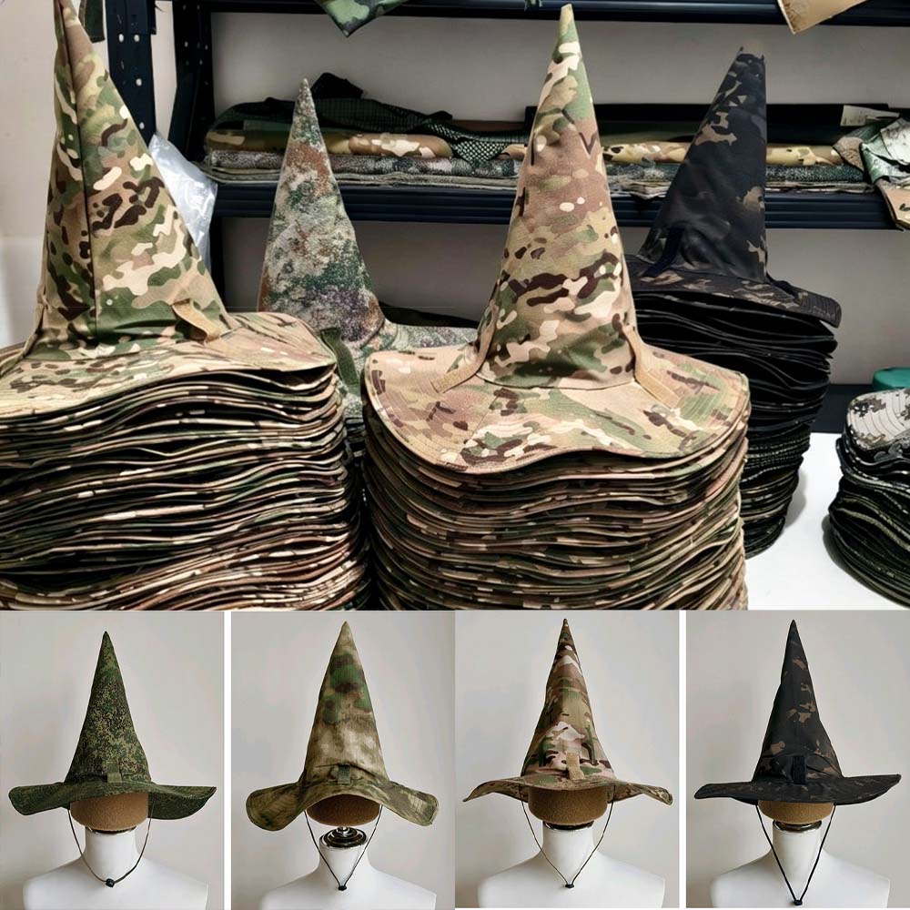 Boonie Hat Tactical - Magische Tovenaarshoed Tactische Camouflage Jacht Boonie
