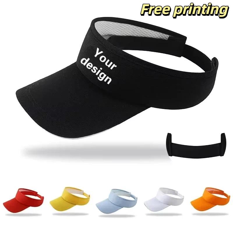 Visor Sun Hat - Op maat gemaakte logo anti-UV golfzonnehoeden