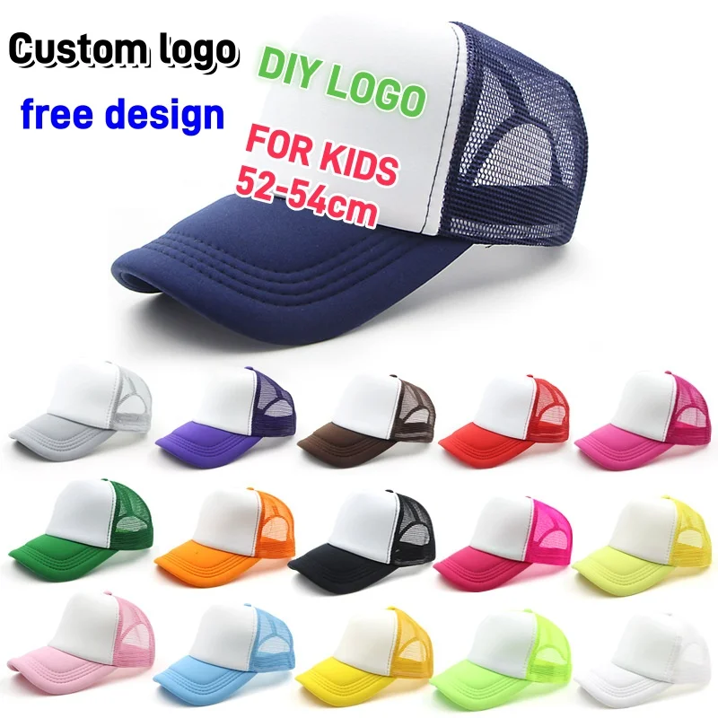 Trucker Cap Mesh - Kinderen verstelbare mesh trucker hoed aangepast
