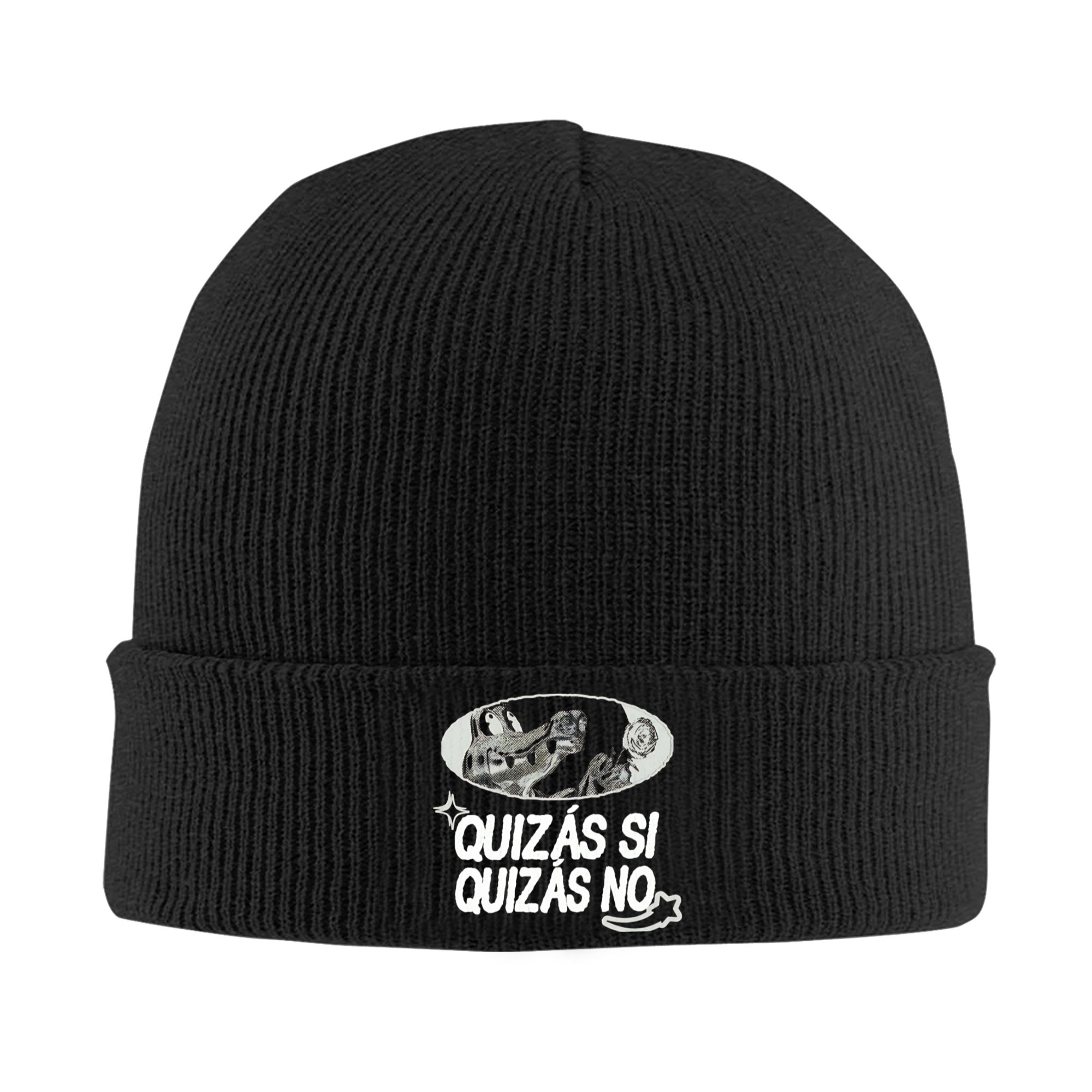 Beanie Cuffed Knit - Dames Heren Ribgebreide muts met manchetten