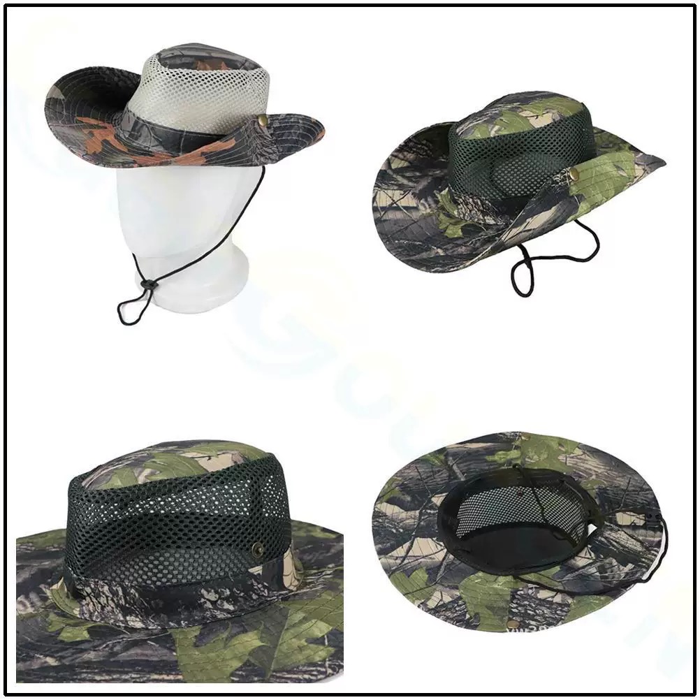 Boonie Hat Tactical - Militaire Boonie Hoed Zomerblad Camo UPF50+