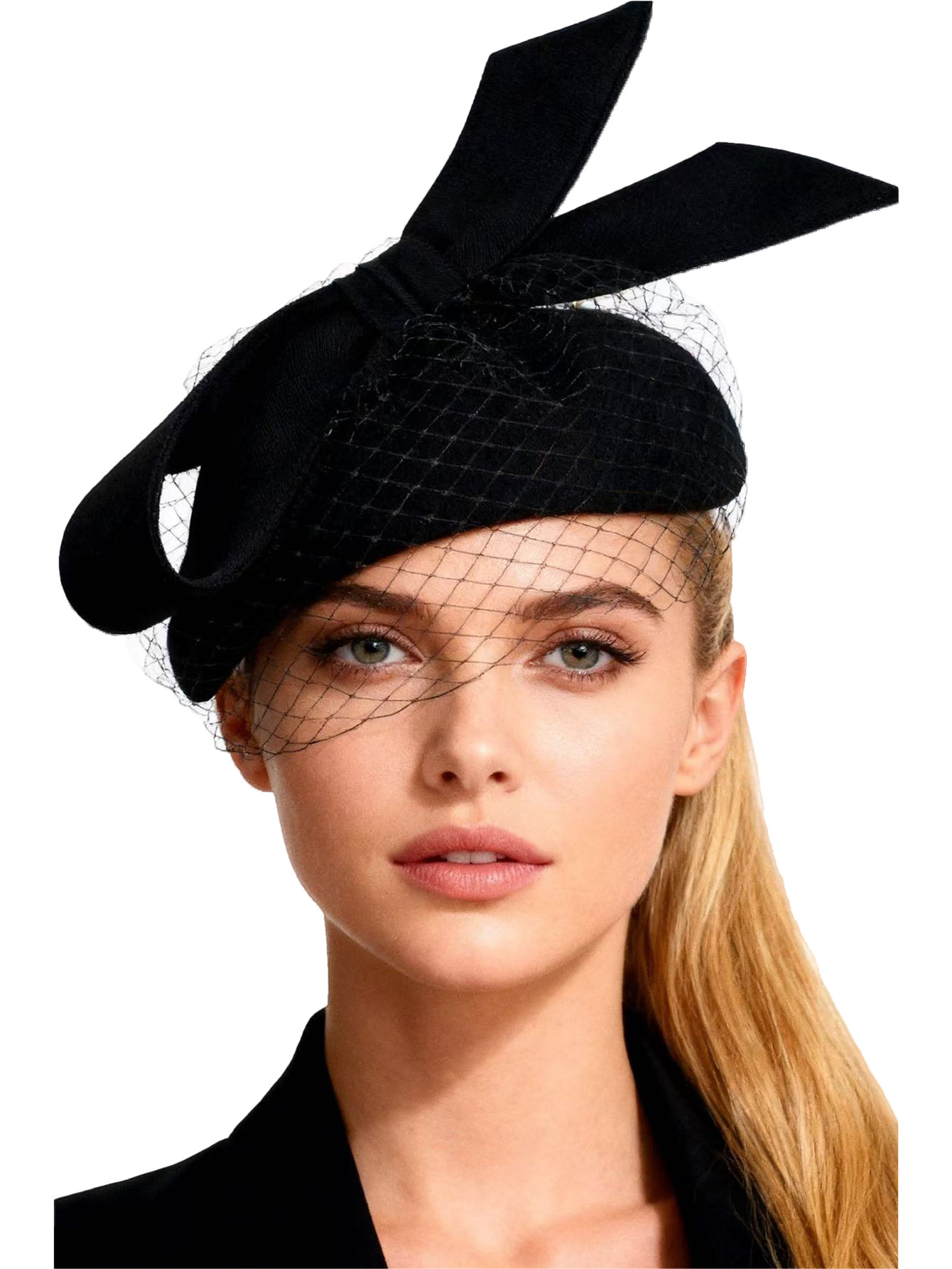 Fedora Hat Wool - Franse Witte Baret Tovenaar Winter Elegante