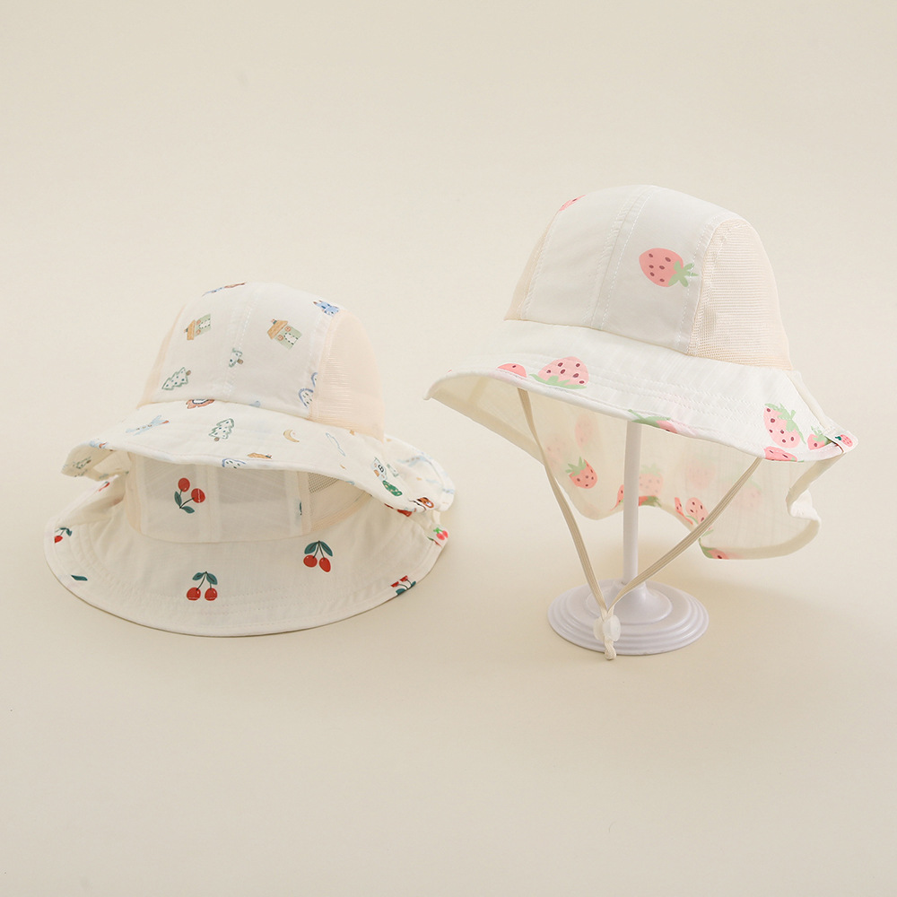 Visor Sun Hat - Zomer Baby Strandhoed Outdoor Ademend Mesh