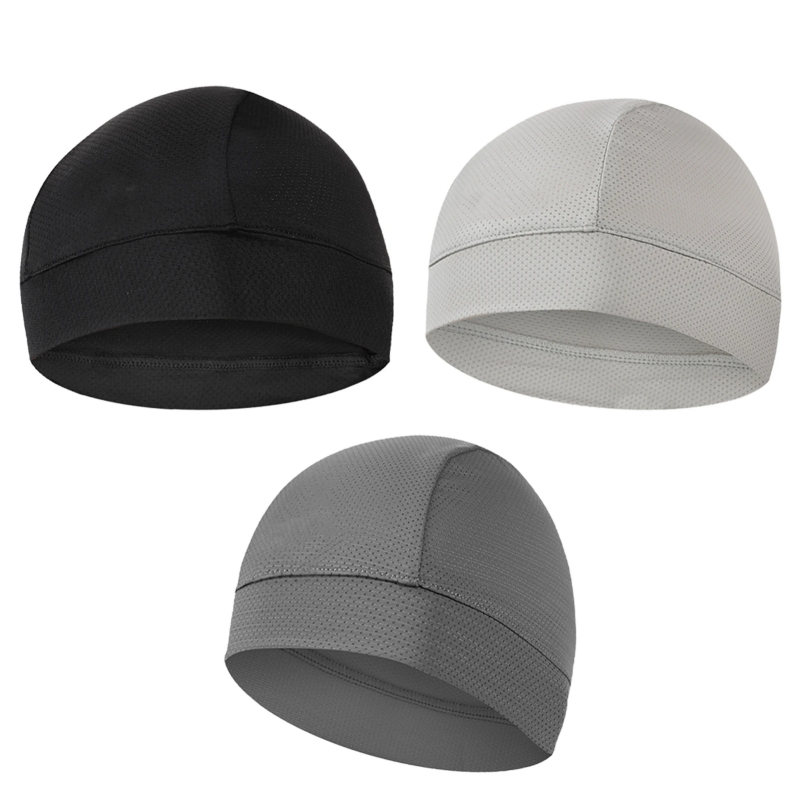 Skull Cap Helmet Liner - Zomer sneldrogende ademende mesh beanie skull