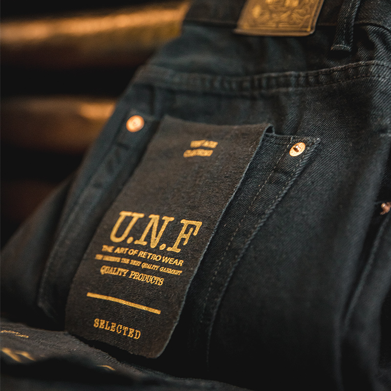 Levis Jeans 501 - Maden Heren Vintage 12,8 oz zwart