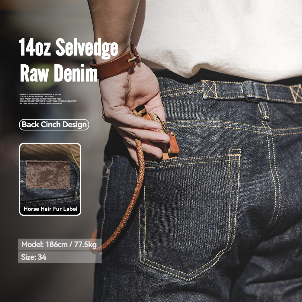 Maden Heren 14oz Raw Selvedge  - Levis Jeans 501 recensie en prijs