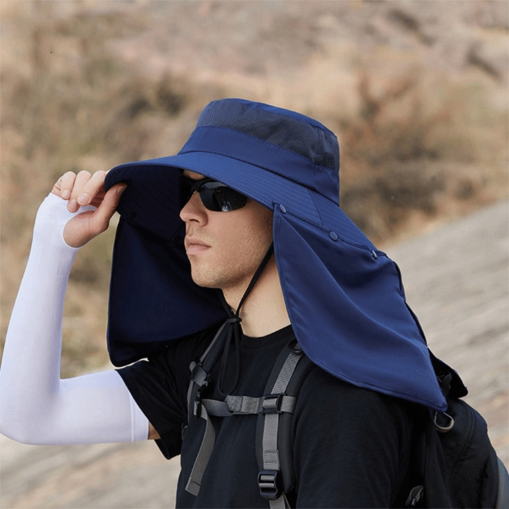 Eenvoudige stoffen herenzonneh - Visor Sun Hat recensie en prijs