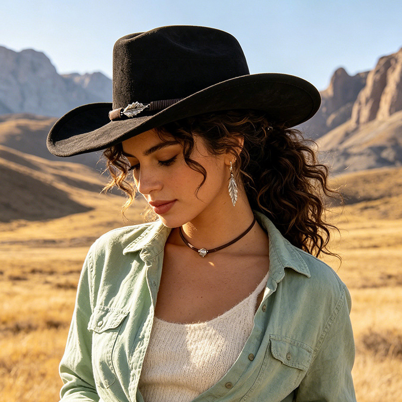 Westelijke cowboy-stijl Panama - Fedora Hat Wool recensie en prijs