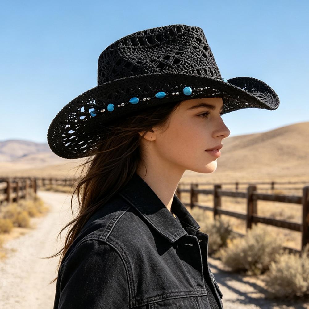 Cowboyhoed met brede rand Zonn - Cowboy Hat Straw recensie en prijs