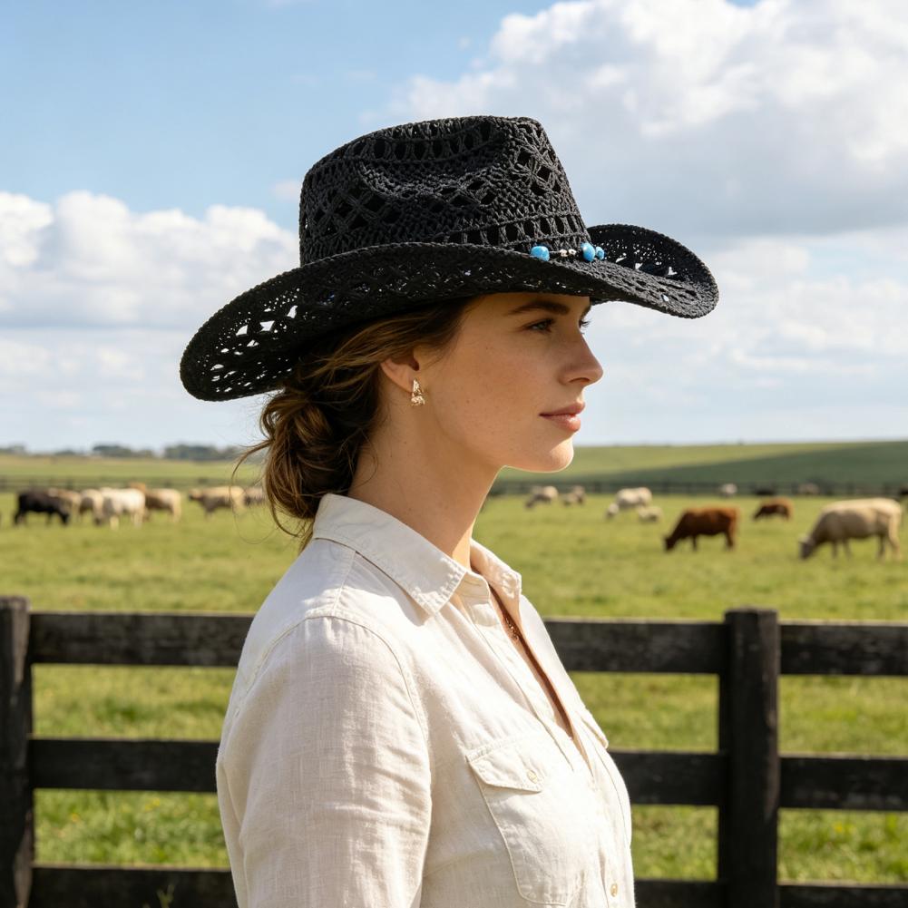 Cowboyhoed met brede rand Zonn - Cowboy Hat Straw recensie en prijs