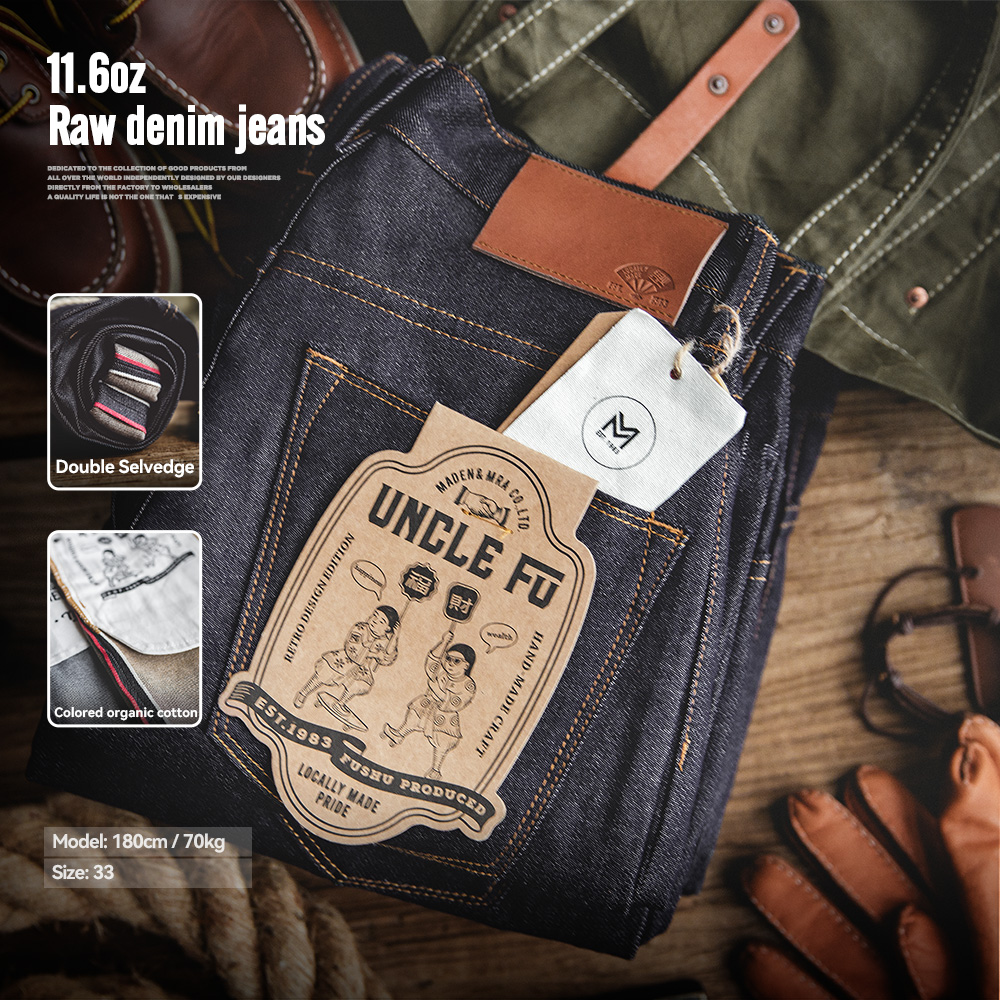 Maden Retro 11,6oz zelfkant ru - Levis Jeans 501 recensie en prijs