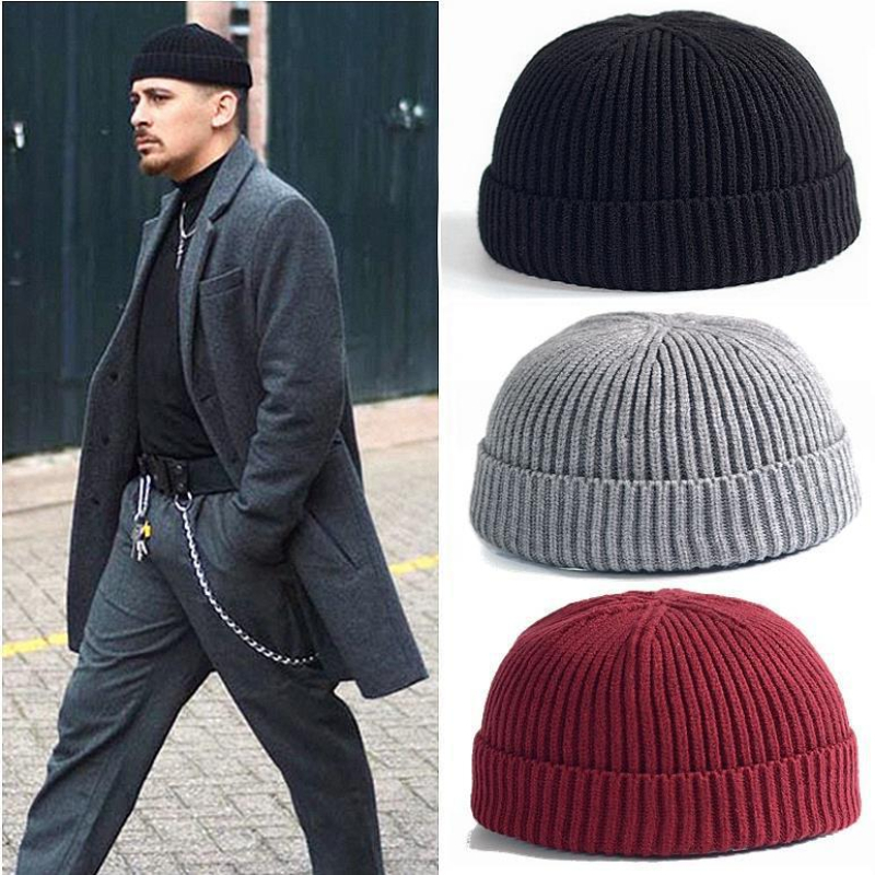Winter gebreide muts Warme bui - Beanie Cuffed Knit recensie en prijs