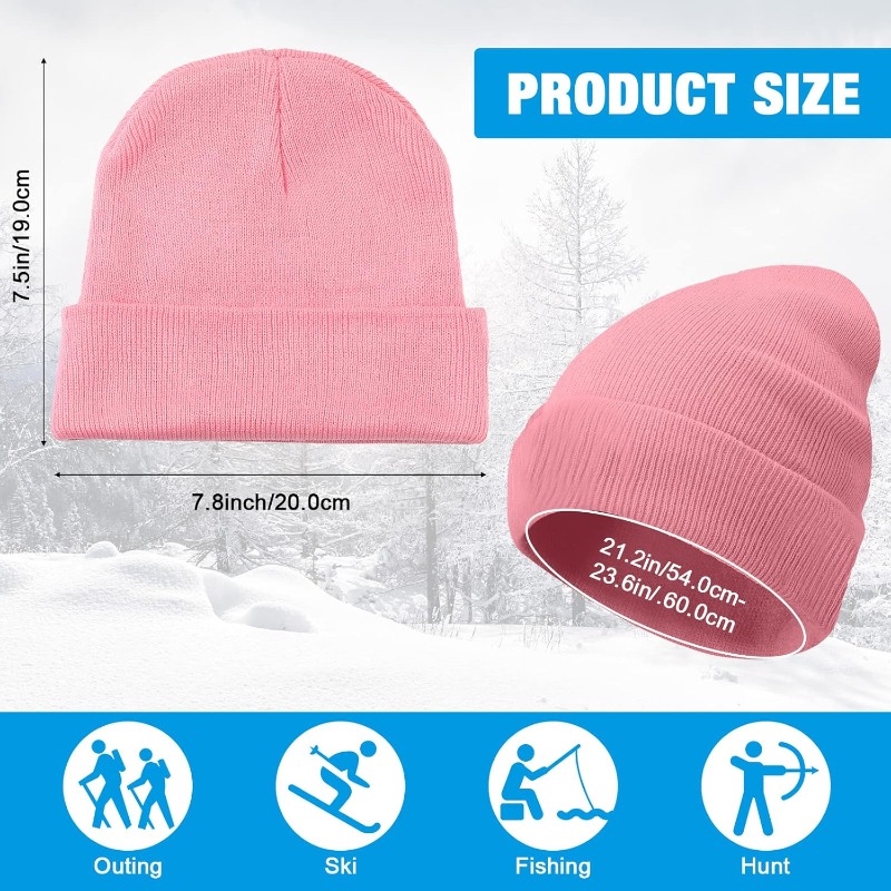 1pc Winter Warme Dikke Muts vo - Beanie Cuffed Knit recensie en prijs