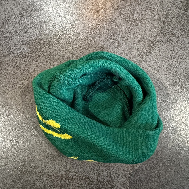 Muts met boomkikkerprint heren - Beanie Cuffed Knit recensie en prijs