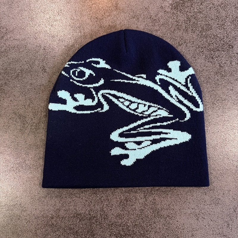 Muts met boomkikkerprint heren - Beanie Cuffed Knit recensie en prijs