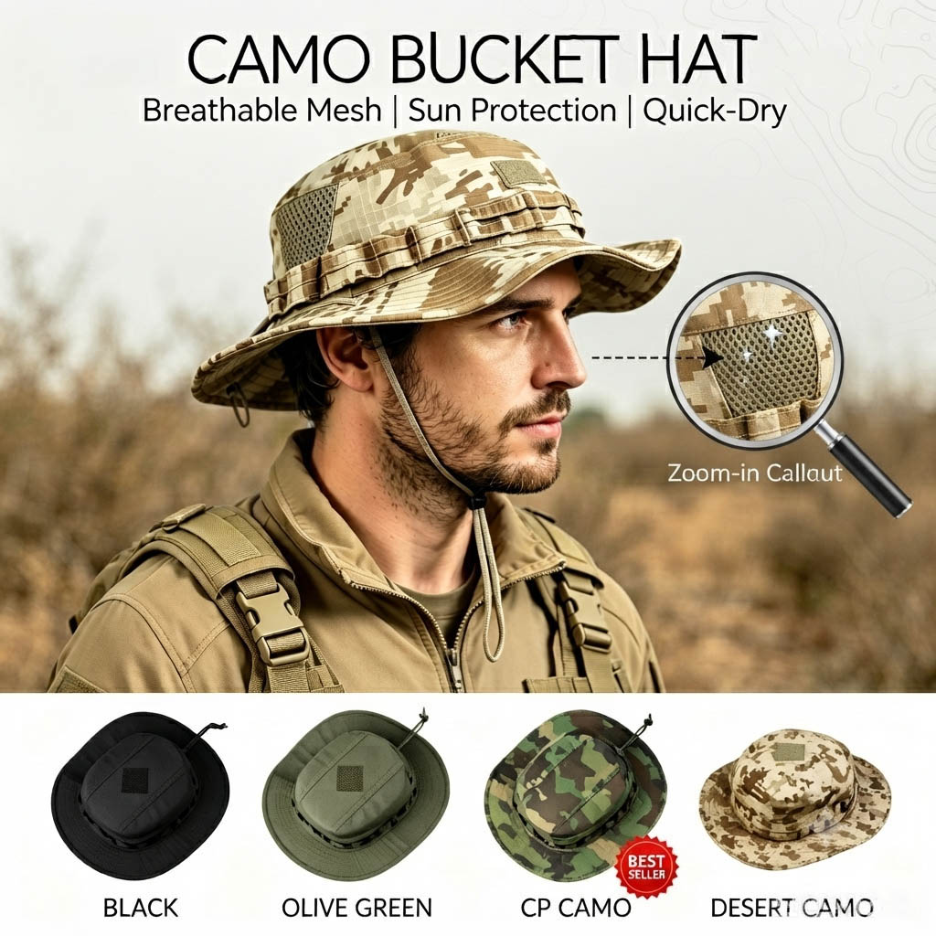 Tactische Boonie Hoed voor Her - Boonie Hat Tactical recensie en prijs
