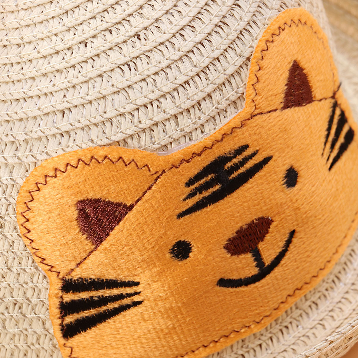 Cartoon strohoed met dierenpri - Sun Hat Wide Brim recensie en prijs