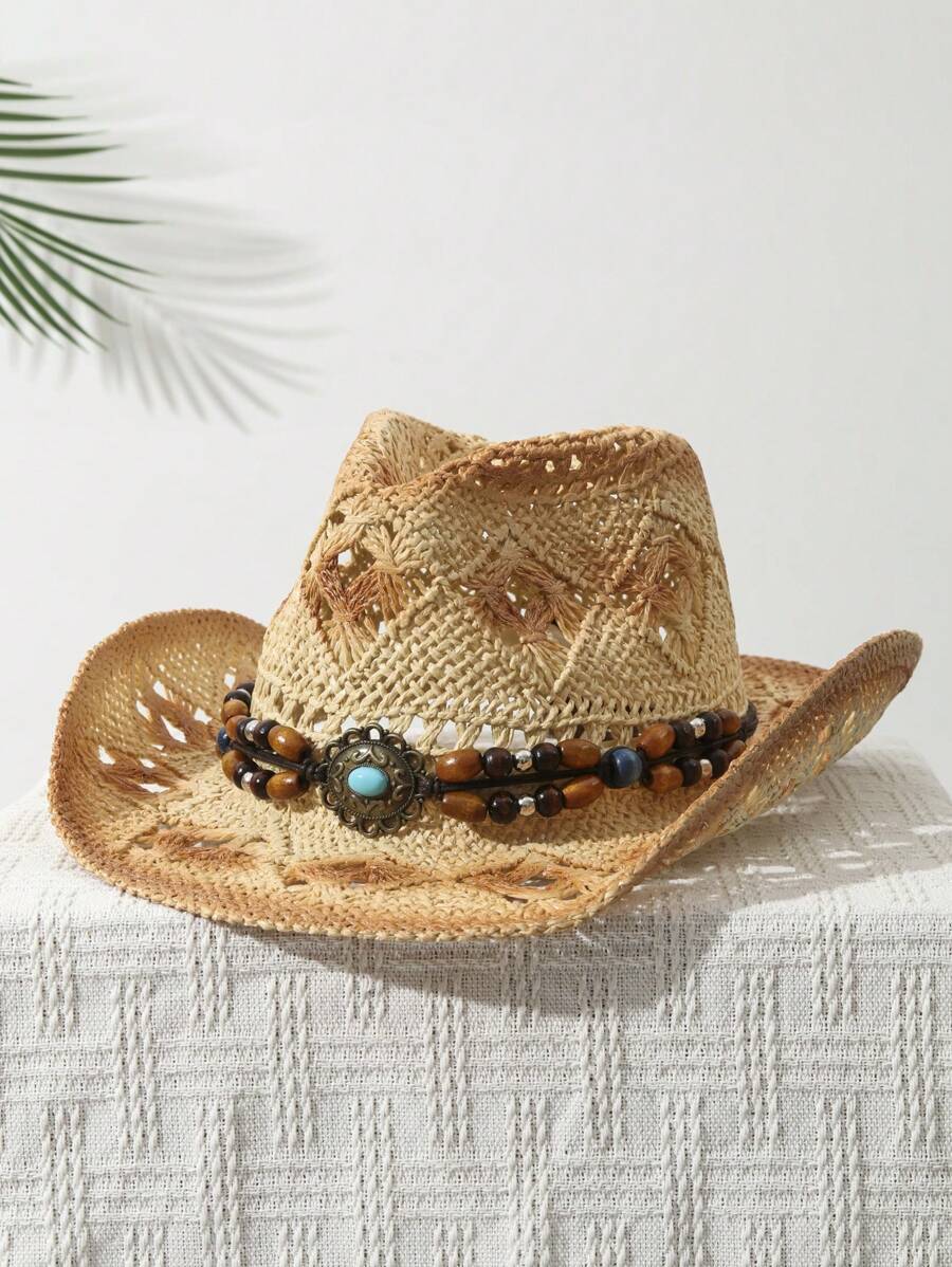 1 Stuks Unisex Kraal Decoratie - Cowboy Hat Straw recensie en prijs