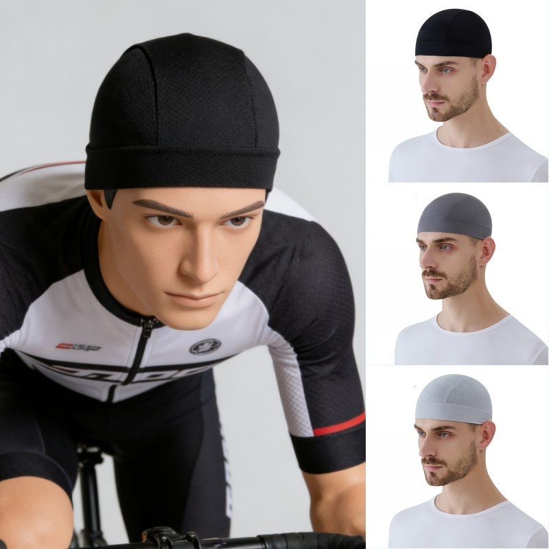 Zomer dunne ademende mesh sche - Skull Cap Helmet Liner recensie en prijs