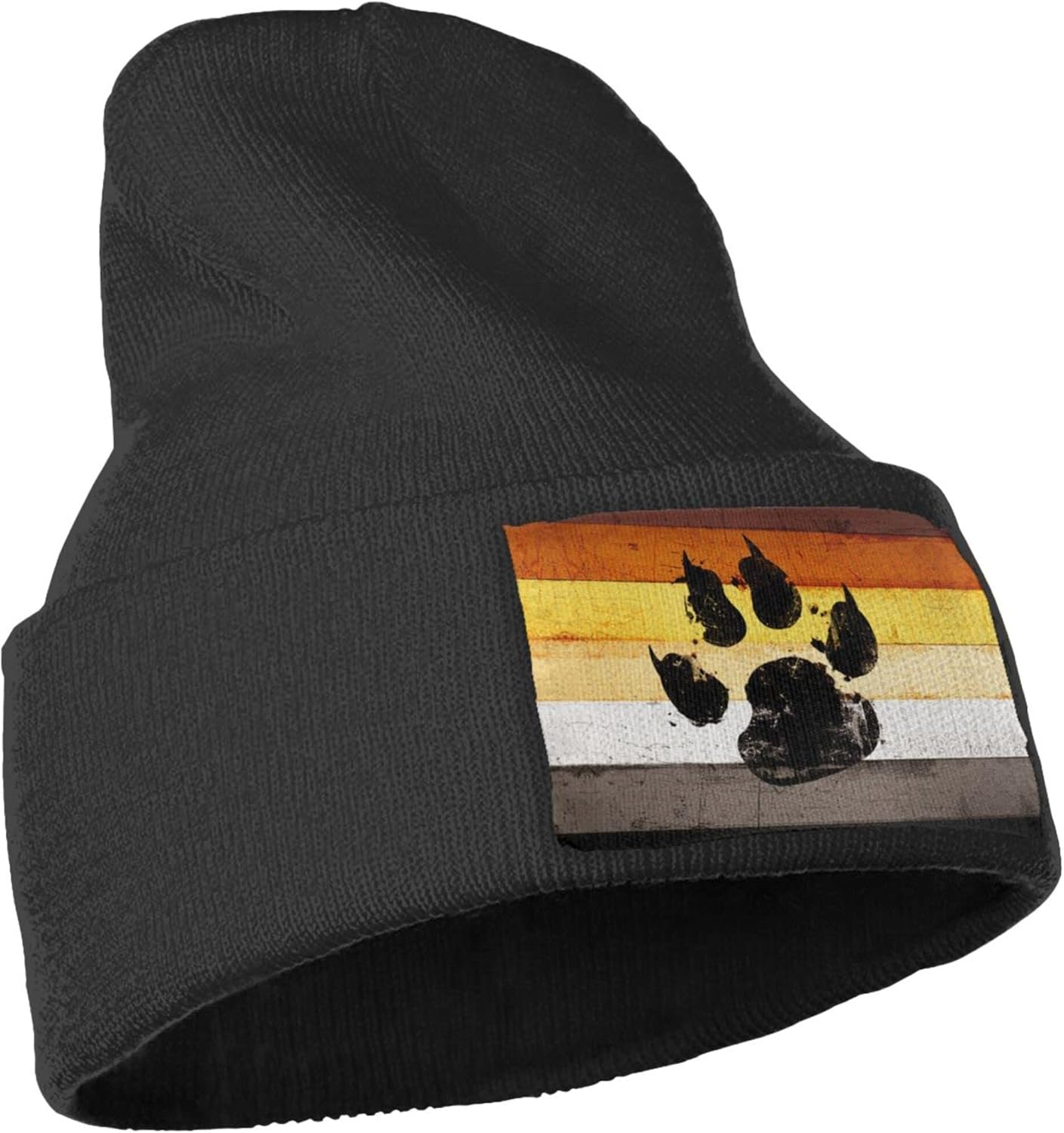 Gay vlag beerpoot LGBT gebreid - Beanie Cuffed Knit recensie en prijs