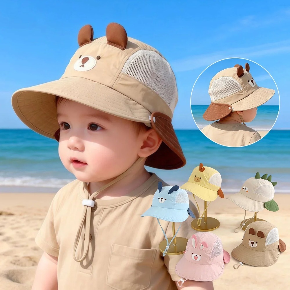 Schattige cartoon baby strandh - Visor Sun Hat recensie en prijs