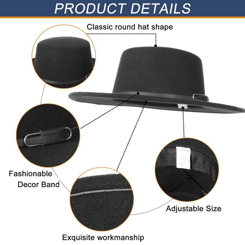 Elegante brede rand Fedora hoe - Fedora Hat Wool recensie en prijs
