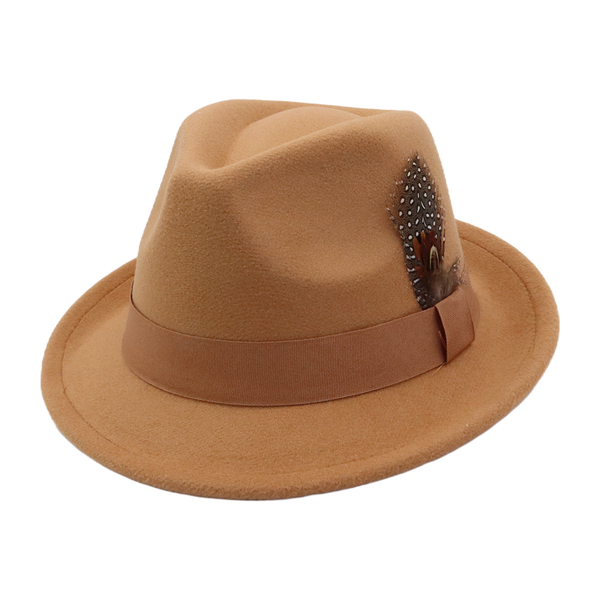 Unisex herfst-winter vintage w - Fedora Hat Wool recensie en prijs