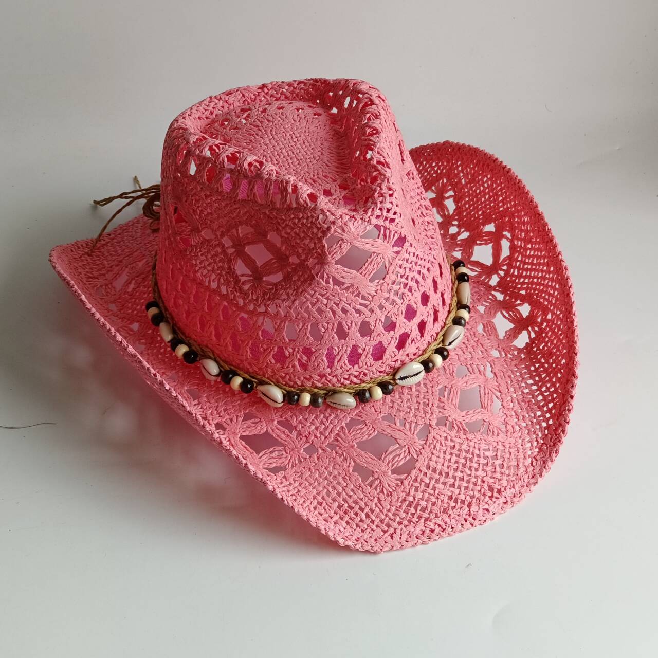 Roze cowboy strohoed holle han - Cowboy Hat Straw recensie en prijs