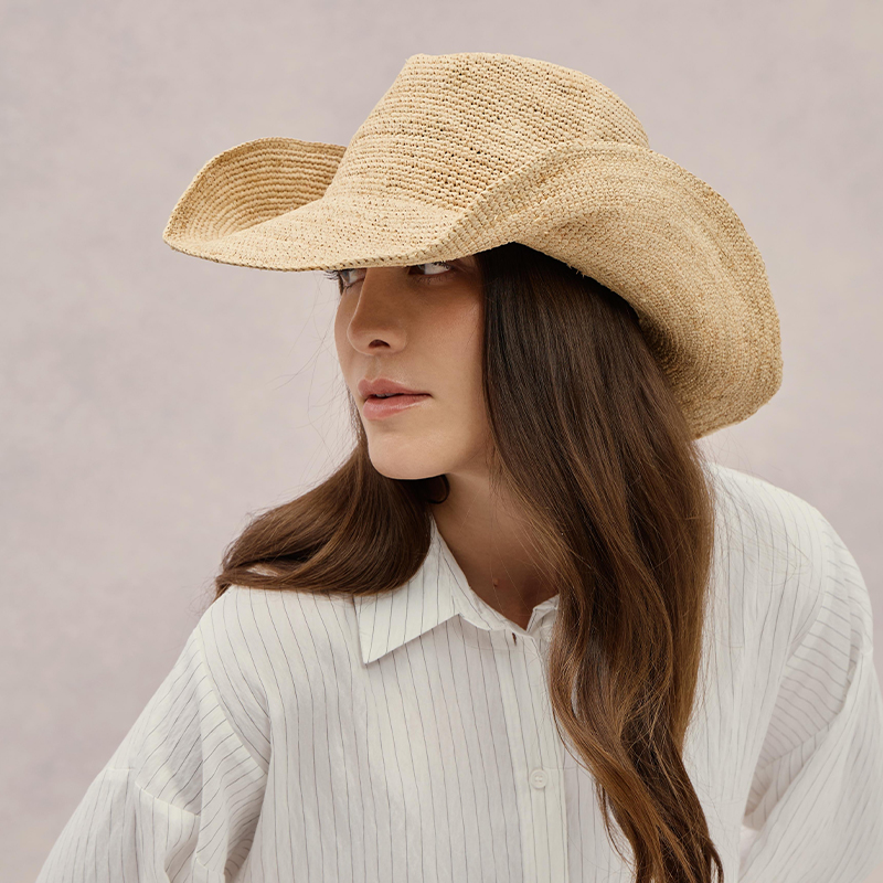 Premium raffia strohoed luxe h - Cowboy Hat Straw recensie en prijs
