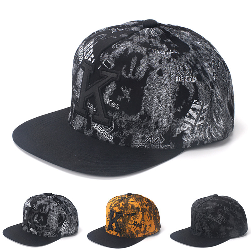 K Letter Hiphop Baseball Caps  - Snapback Hat Flat recensie en prijs